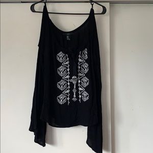 Shoulder Cut-Out Blouse